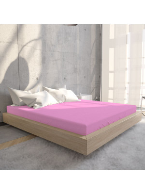 Hoeslaken Jersey 135 gr. Pink