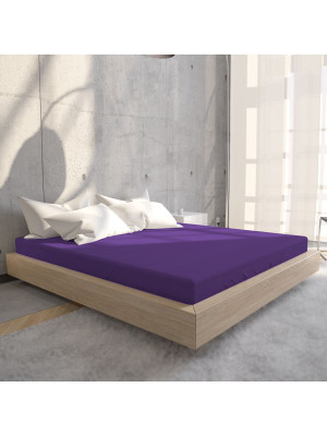 Hoeslaken Jersey 135 gr. Purple